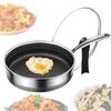 Frying Pan with Cover, Induction-Compatible Wok for Kitchen Use