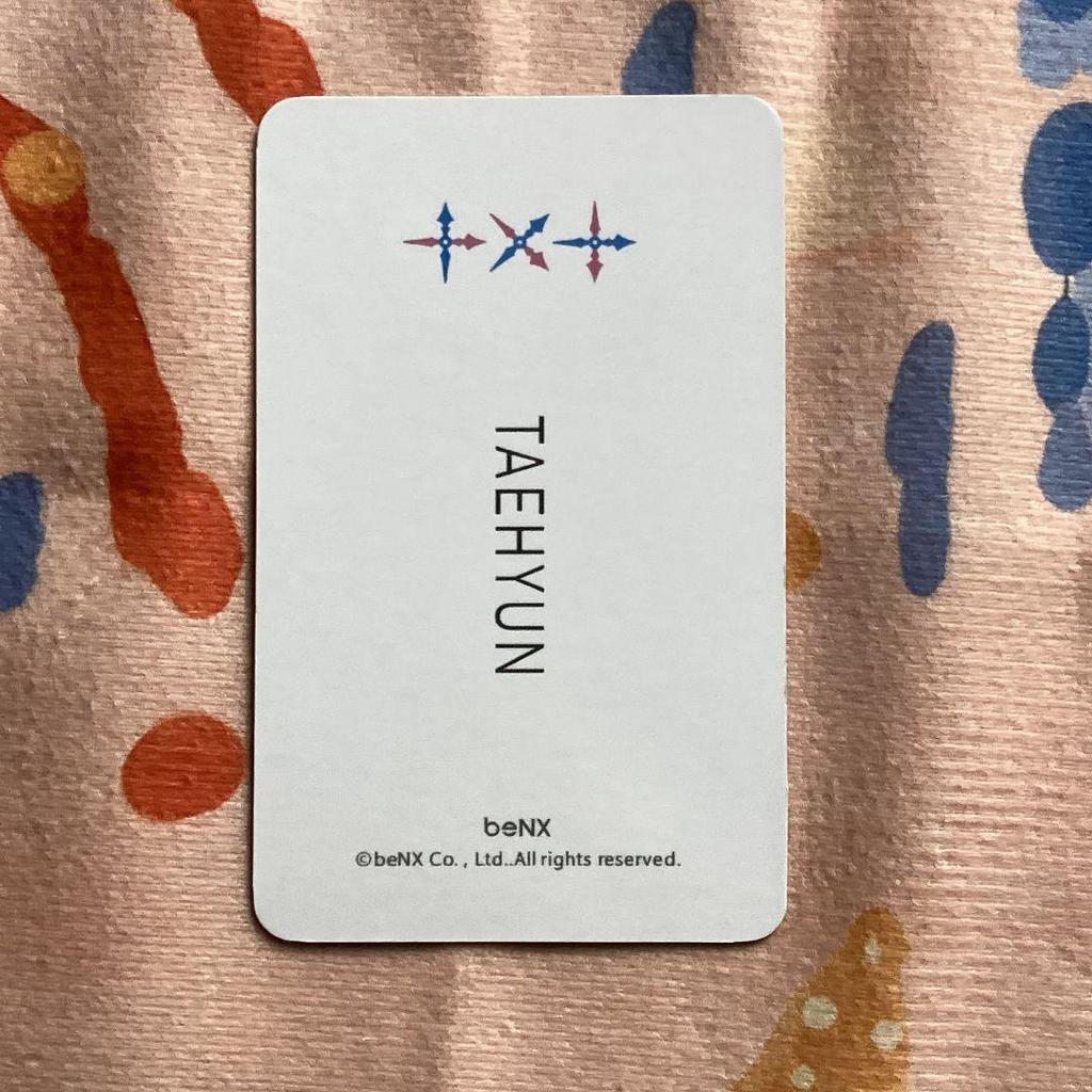 [USED] TXT Taehyung weply MAGIC HOUR Limited Bonus FC Trading Card