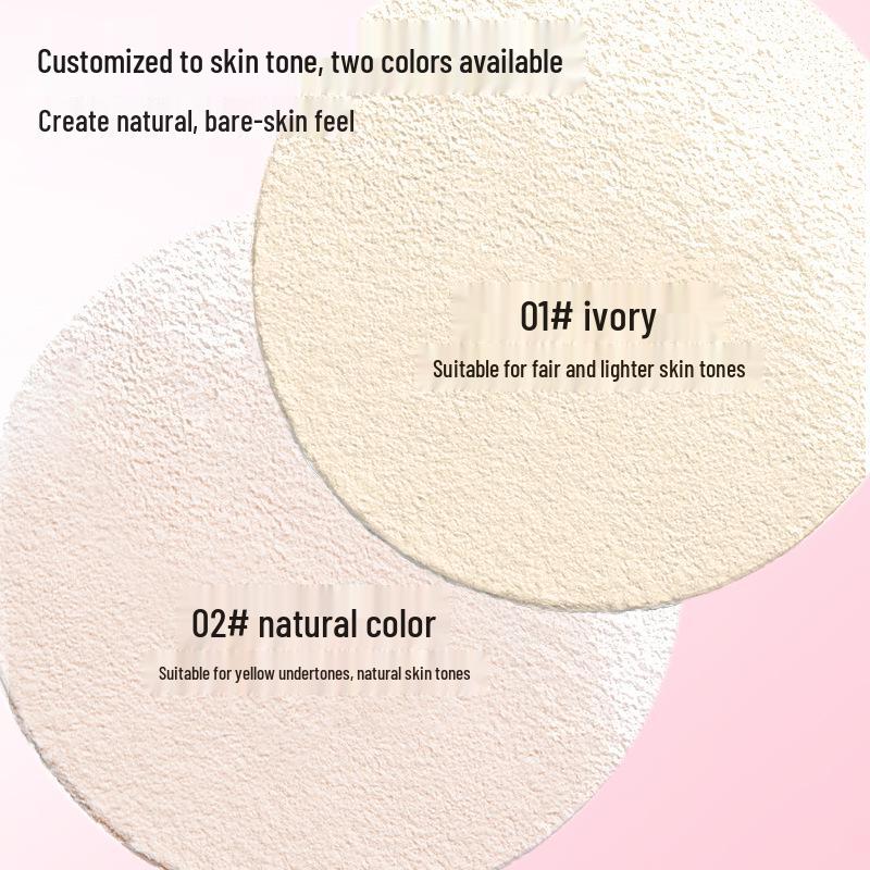 Kelandai Cute Pet Soft Mist Powder Foundation: Translucent Matte, Long-Lasting, Brightening, and Flawless Base Makeup.