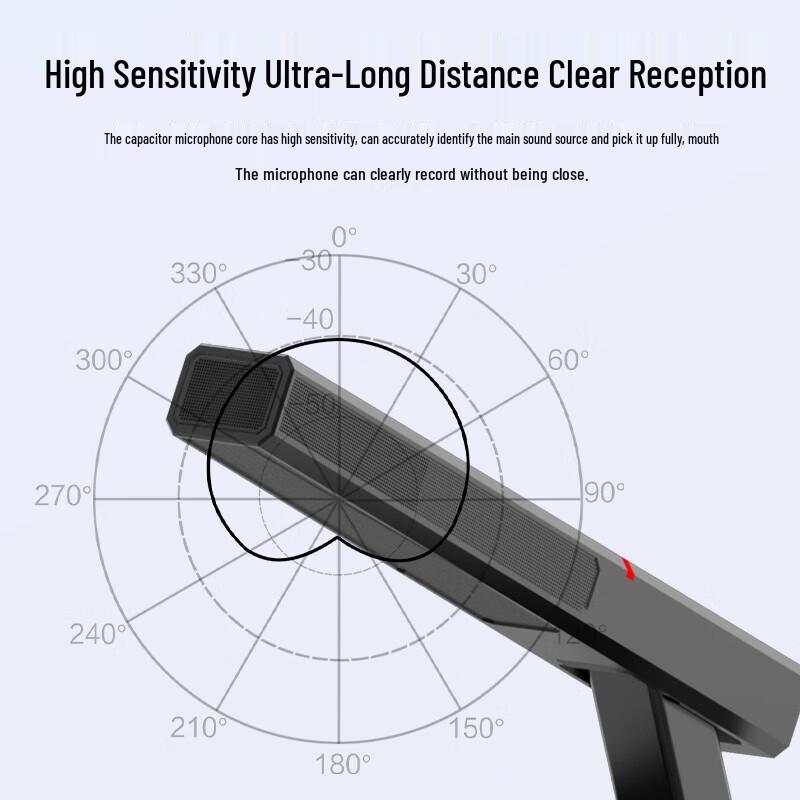 HuiDu HD-8120 Series Digital Conference Chairman Microphone (CN Version)