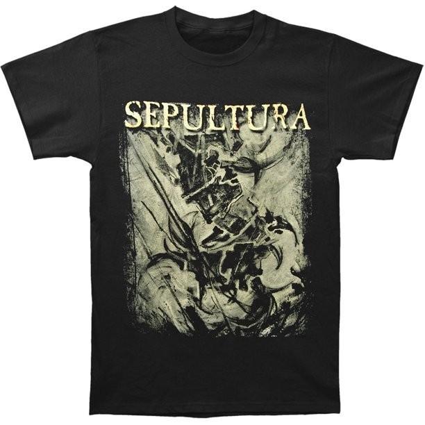 Vintage SEPULTURA Music Band Short Sleeve Black Unisex Tee Shirt