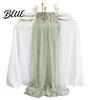 Soft Table Runner Sheer Flowing Runner Chiffon Wedding Elegant Solid Color High Quality