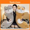 Sleeping Cap Shiba Inu Dog Plush Toy Stuffed Pillow Animal Doll Decor Bedroom