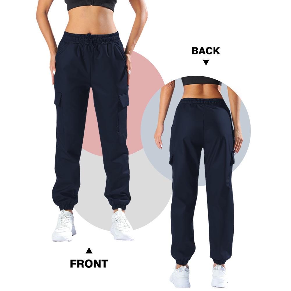 

Женские брюки из ПУ кожи Модные повседневные брюки на кулиске с карманами ПУ брюки с манжетами Рабочая одежда XXL