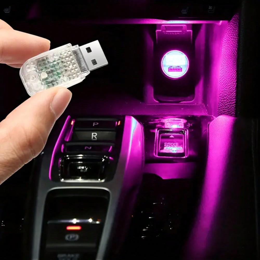 

USB светодиодная подсветка салона автомобиля - RGB подсветка для украшения салона автомобиля и использования ночью