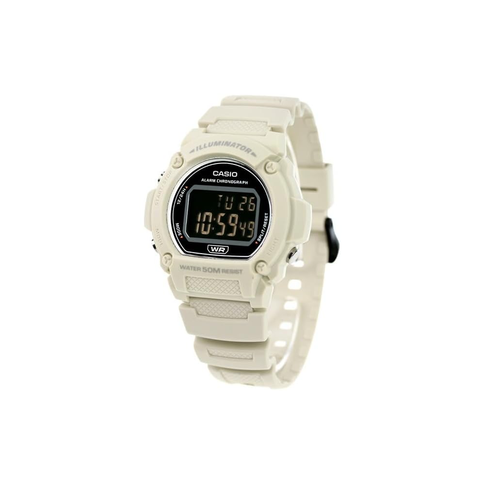 Casio Quartz Unisex Watch W-219HC-8BV Water Resistant Digital Display 50m
