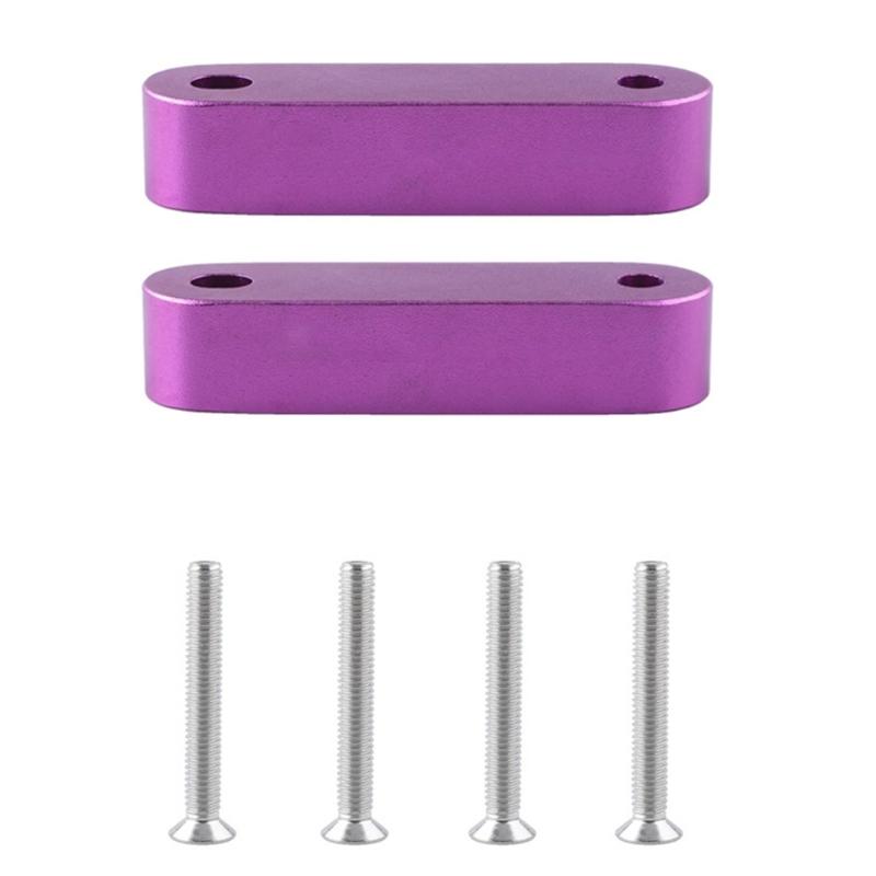 Multiple Color Hood Spacer Risers Kit, Billet Hood Spacers For 92-95 EG / 96-00 EK Aluminum Car Hood Vent Spacer Risers