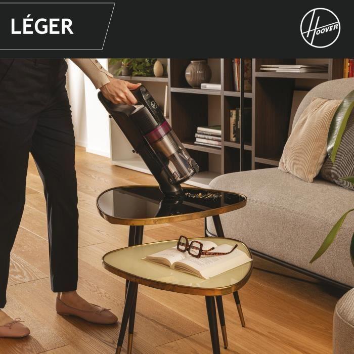 Hoover HF1 Plus Flex - Aspirateur Balai sans Fil avec Tube Flexible HF1P10HX - Léger & Puissant - Turbo Mode - Brosse Anti-Twist LED