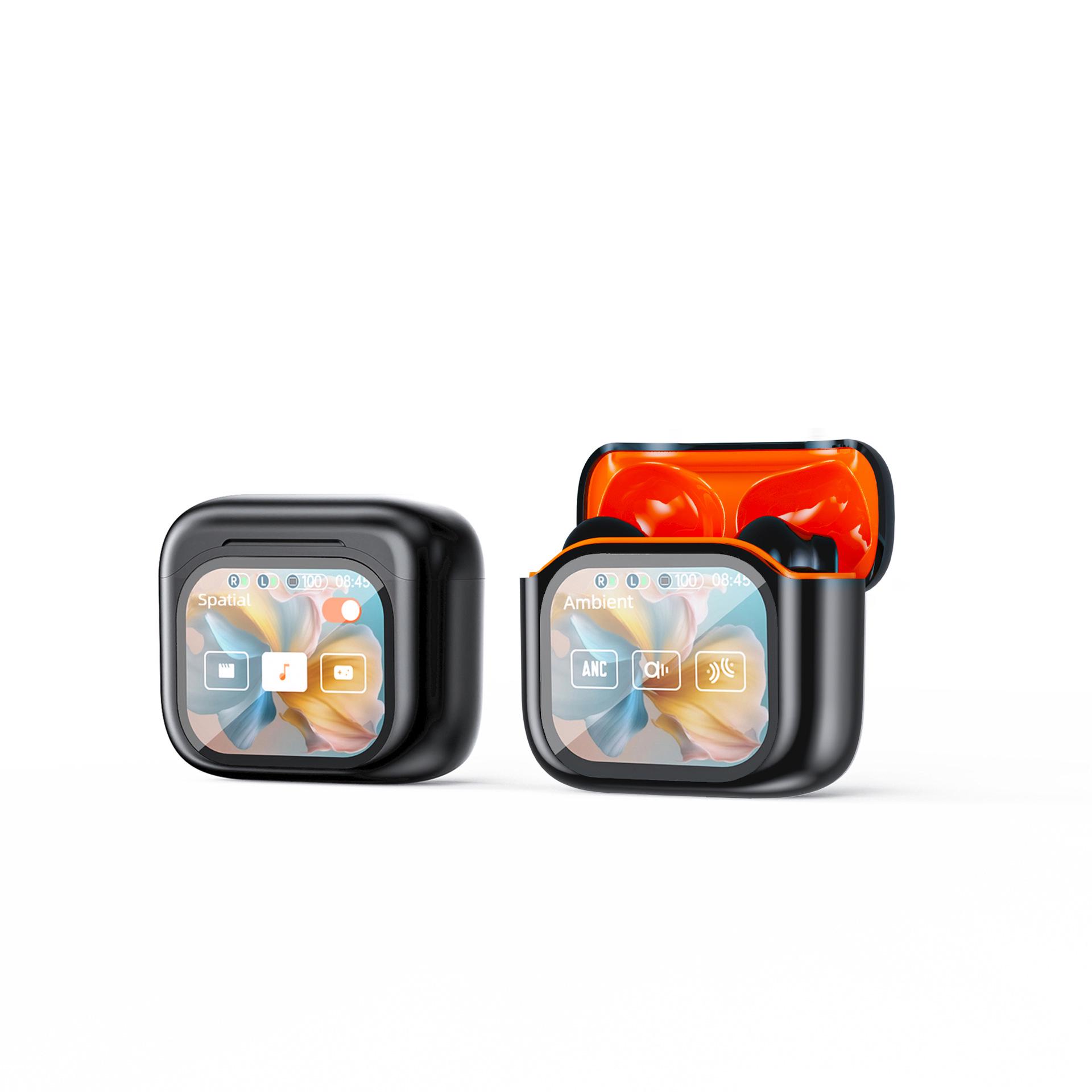 

JM19 ANC Wireless Bluetooth Headset with LCD Screen - ENC & Low-Power, Sports Edition