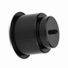 Marine RV Boat Yacht Plastic Drink Cup Bottle Can Holder With Insert Drain Hole Universal Black