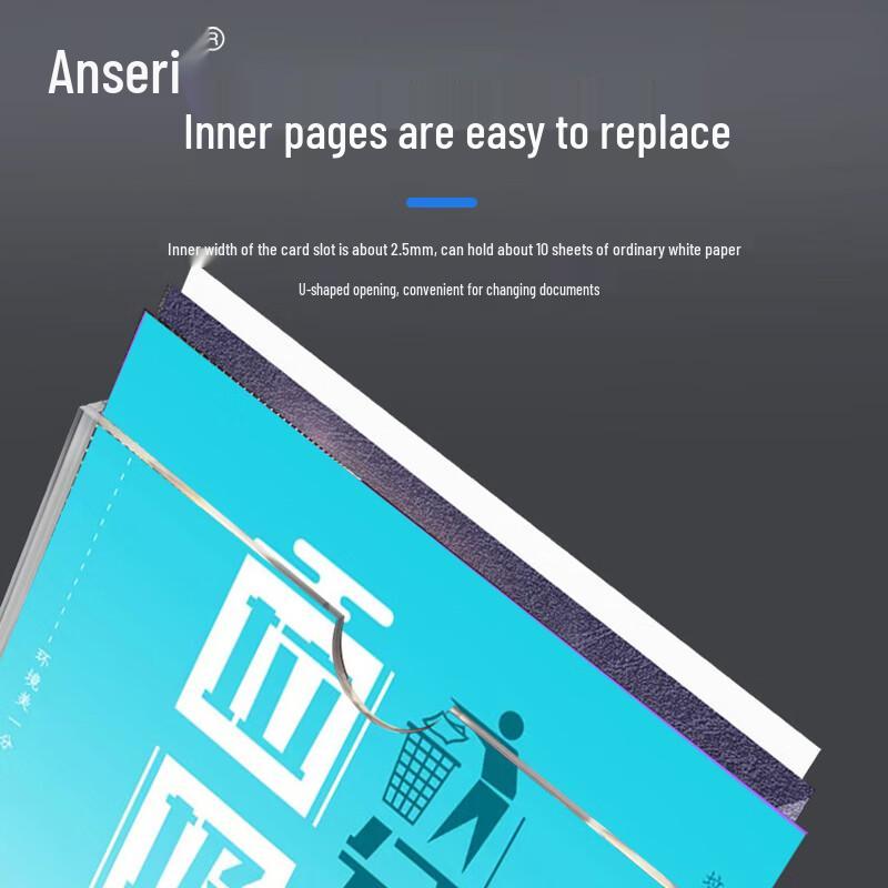 Ansr Acrylic Double-Layer Display Card Holder