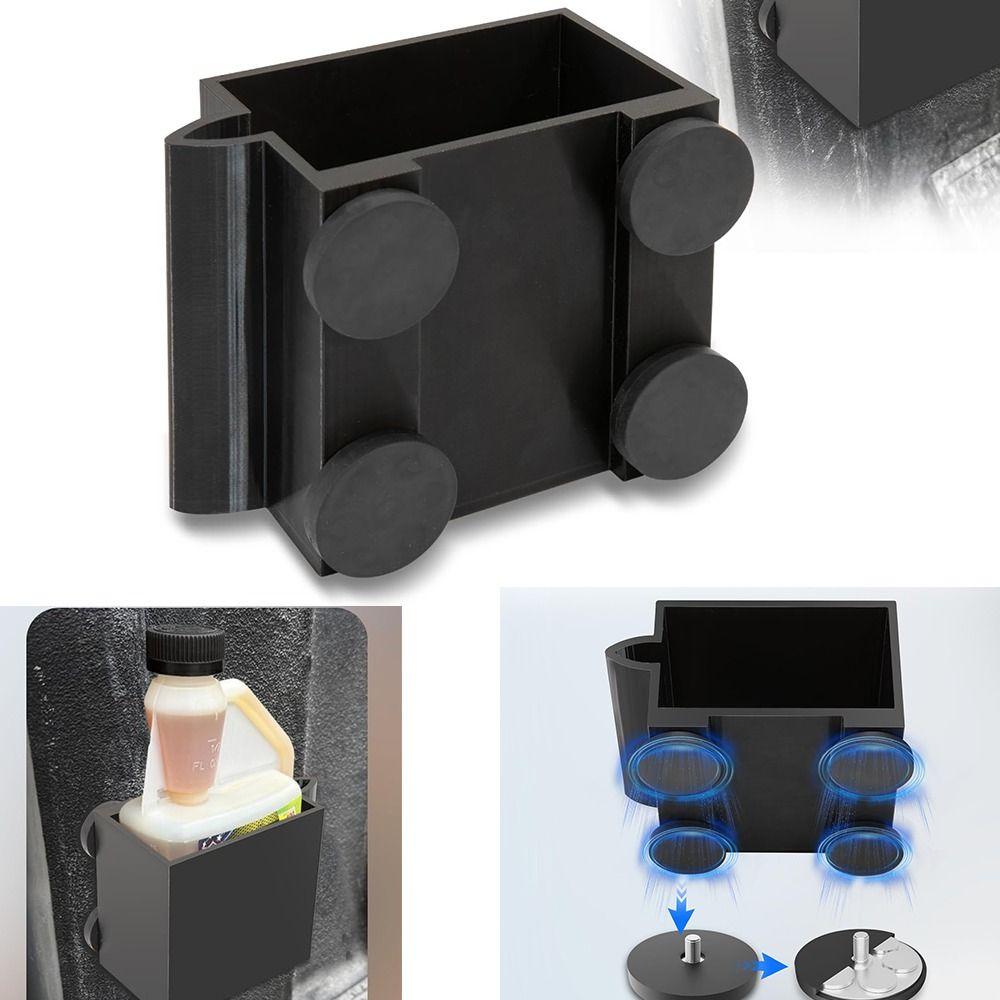 Black Magnetic Additive Holders Anti-lost Diesel Additive Container for 16 Oz Squeeze Bottle