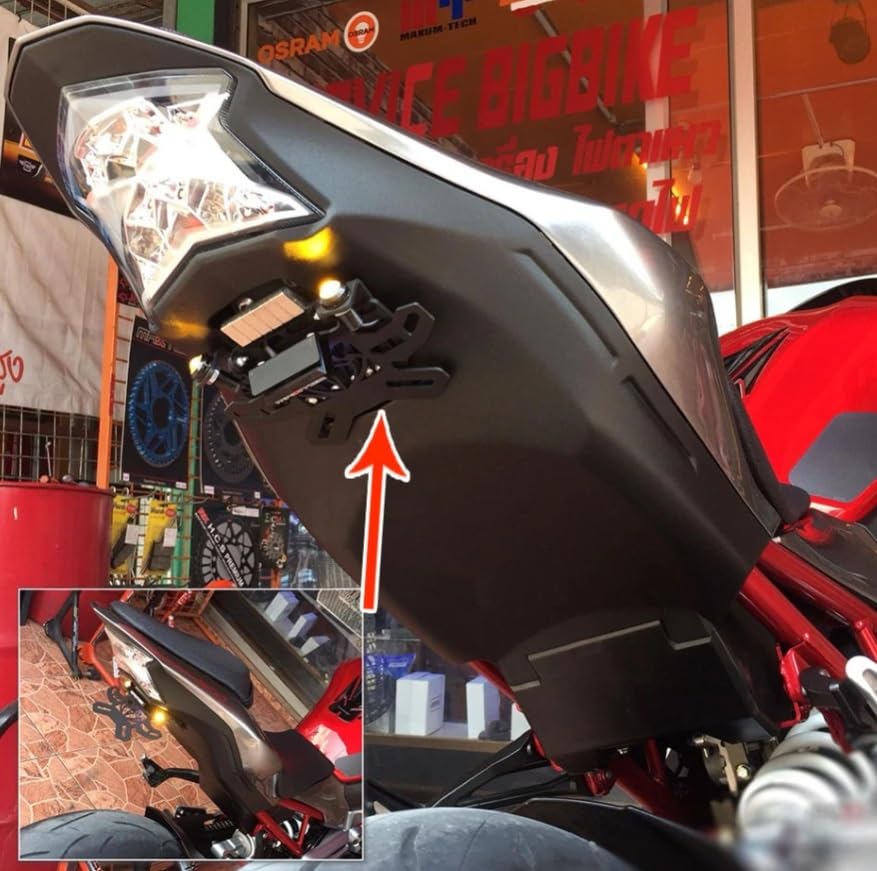 Race/Closed Course Fender Eliminator Kit with Eagle Eye Turn Signals