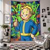 WandbehangFallout Vault Boy Kunst Hängendes Tuch Dekorative Hintergrundabdeckung für Raumdekoration