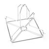 Dishwasher Safe Foldable Chicken Rack Efficient Heat Distribution High Temperature Resistance Easy Cleanup Roaster Rack