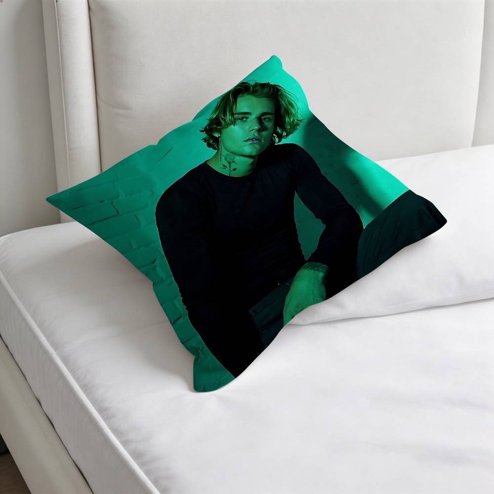 JJustin Swag II BBieber Fashion Square Pillow Case Durable Throw Pillow Cover for Sofa Couch Chair
