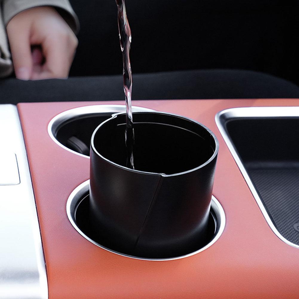 Multi Purpose ABS Mini Auto Interior Garbage Box Anti Rubber Interior Car Portable Pad Box Accessories Storage Slip Automot E2Y6