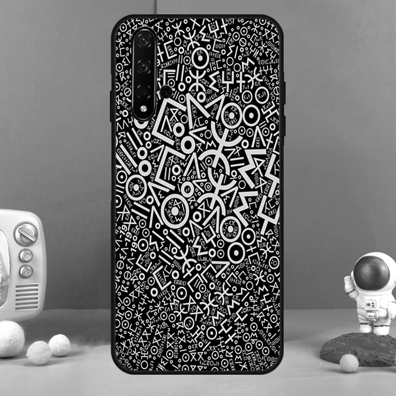 Amazigh Flagge für Huawei Nova 5T 9 10 SE 7i 8i 11i 12i Y73 Y90 Y70 Y72 Y61 Y91 Y60 P20 P30 P40 Lite Hülle