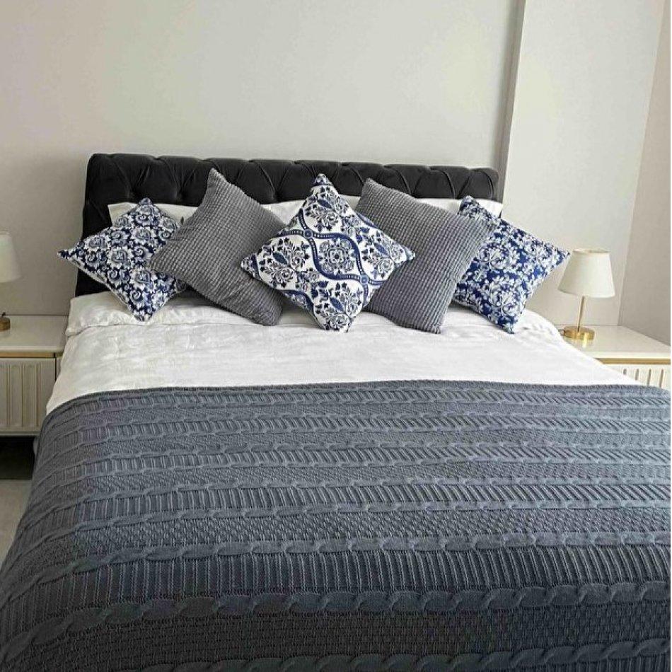 Digital bedruckter dekorativer Kissenbezug, 4-teilig, 43 x 43 cm