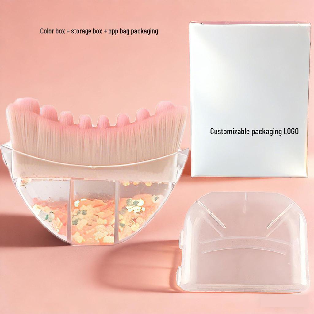 Lymphatic Contour Massage Brush: Multifunctional Beauty & Makeup Tool, Student-Designed