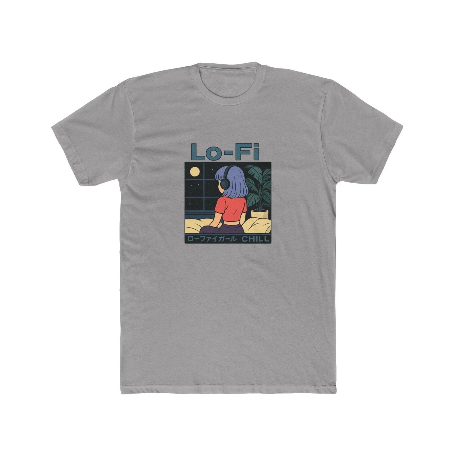 Kawaii LoFi Girl Anime T-Shirt S