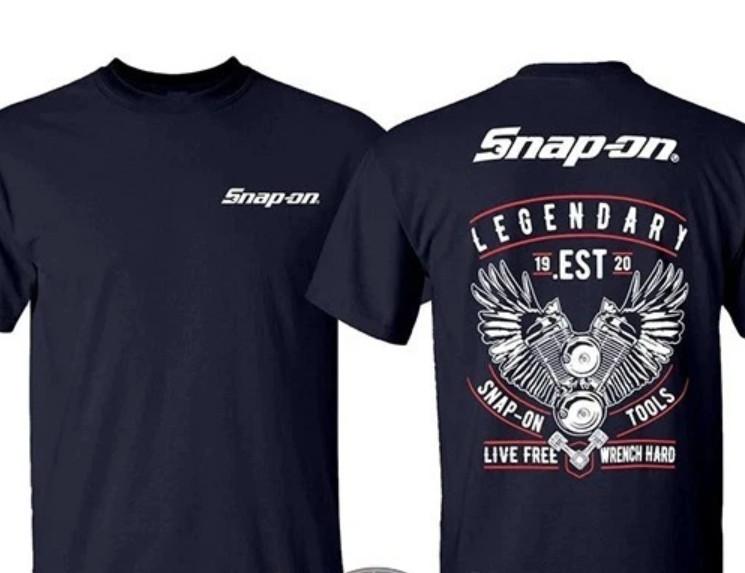 Legendary Black T-Shirt, Snap-on Tools T-Shirt, Hardworking Job Shirt for Men Unisex T-Shirt XL