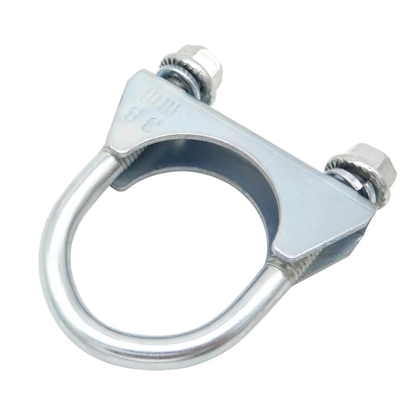 1Pcs Exhaust Pipe Strength Pipe Stuck Pipe Clamp Fixed Throat Hoop Clamp Under Collar Band U Tube Hoop 38-128Mm
