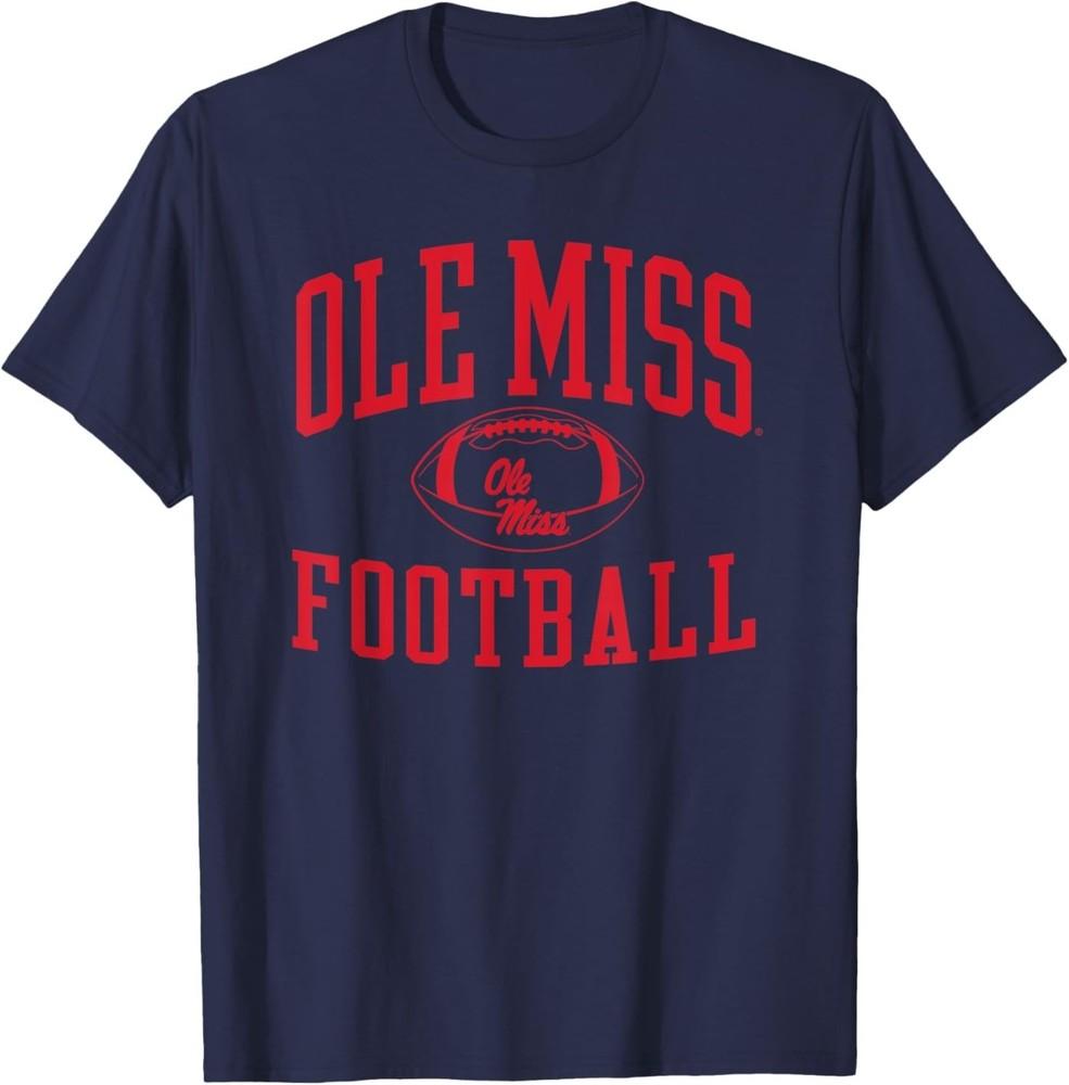 Mississippi Ole Miss Rebels Football Sack Navy T-Shirt Unisex T-Shirt XL