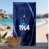 France Football Print Beach Towel Quick Dry Super Absorbent Soft Bath Towel for Swimming Beach Travel Fan Souvenir Gift