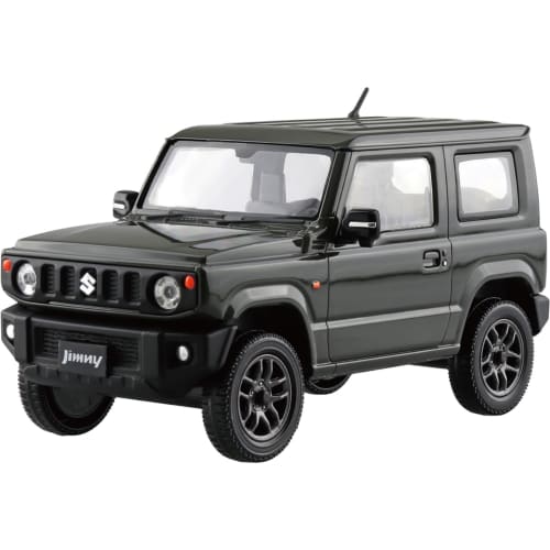 Aoshima Bunka Kyozai 1/32 Scale Rakupla Snap Kit No.09-JG Suzuki JB64 Jimny Jungle Green Pre-Colored Plastic Model Kit (Automobile)
