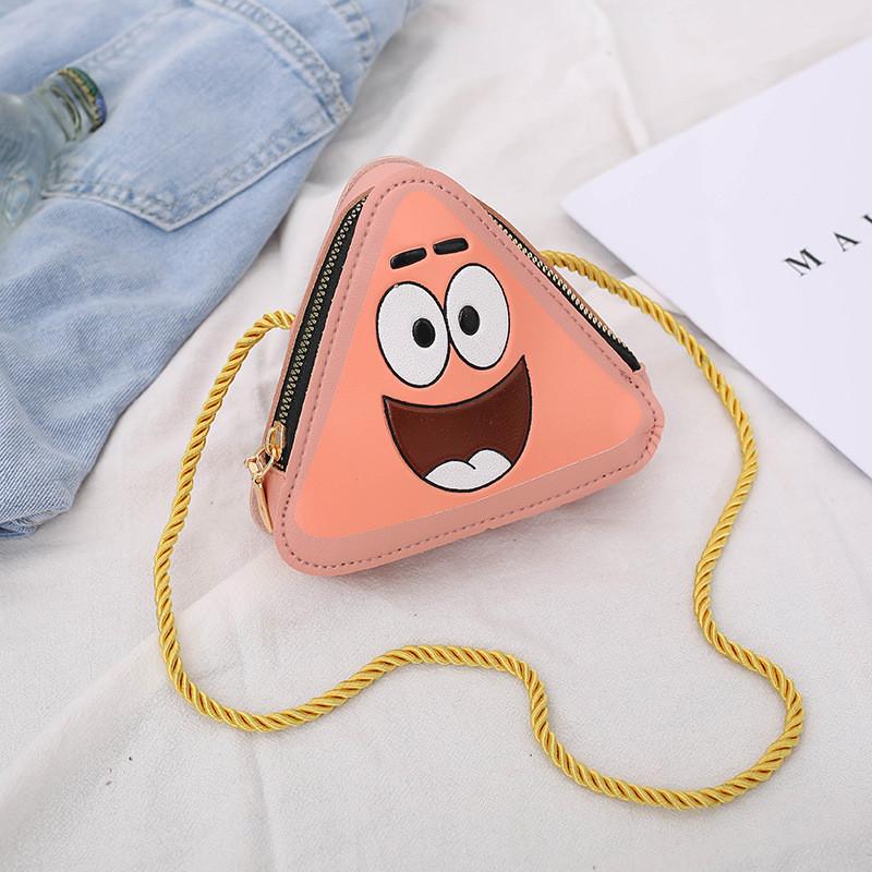 Очаровательная мультяшная детская сумка, милая мини-кроссбоди из искусственной кожи для детей Patrick