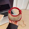 Mini Golden Evening Bag Diamond Purses and Handbags Luxury Designer Shoulder Bags Funny Shape Party Wedding Acrylic Clutch Purse