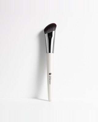 Concealer Brush Under Eye  Angled Small Nose Contour Brush, Mini Thin Slanted Foundation Face Eyebrow Eyes, Liquid Cream Blending
