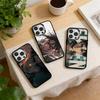 Attack On Titan Landscape Phone Case For iPhone 17,16,15,14,13,12,11 Plus,Pro Max,XS,Colorful Silver Black Cover