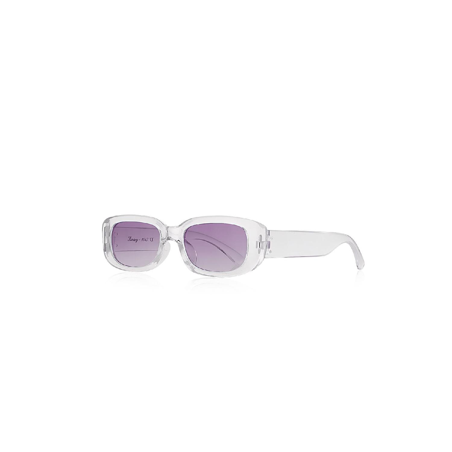 

New Trend Unisex Sunglasses Transparent Shiny 1047 белый