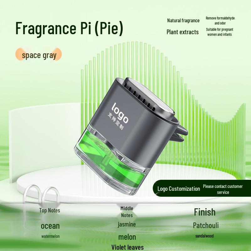 Car Air Vent Perfume – Aluminum Alloy Aromatherapy with Floral Cologne Scent