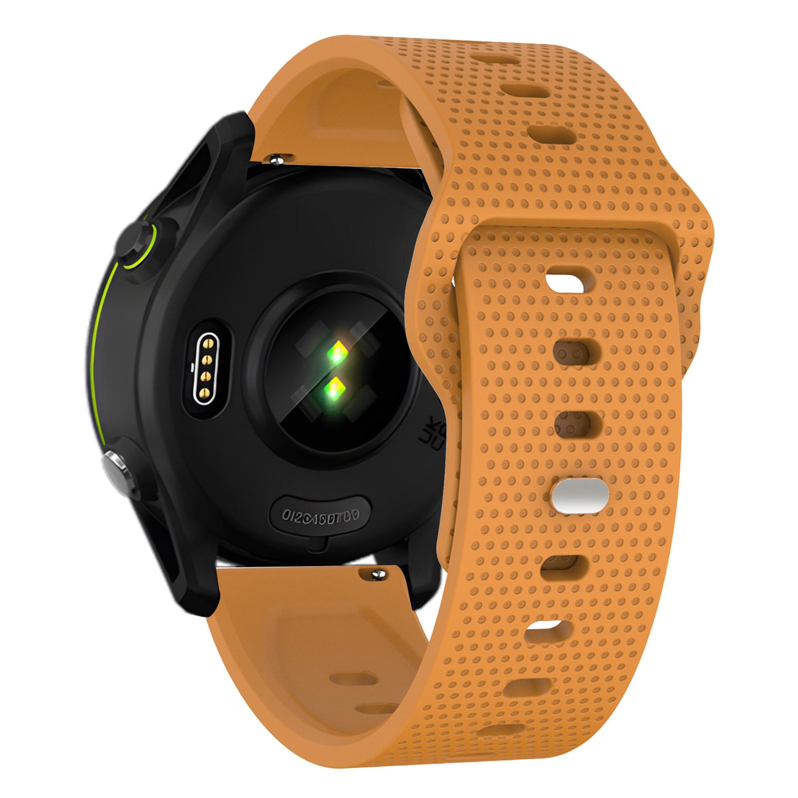 

KALEBOL 22mm Strap for Huawei Watch 4/4 Pro/GT 4 46mm Dots Silicone Watch Band Yellow