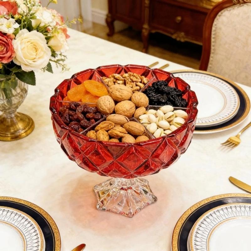 Clear Glasses Candies Jar With Wide Opening And Thickened Base Great For Kitchen Dining Room Or Coffee Table Decoration