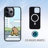 H-Happy C-Cute Capybara Cartoon Phone Case For iPhone17,16,15,14,13,12,Pro,Max,Magnetic For Magsafe Wireless Charging