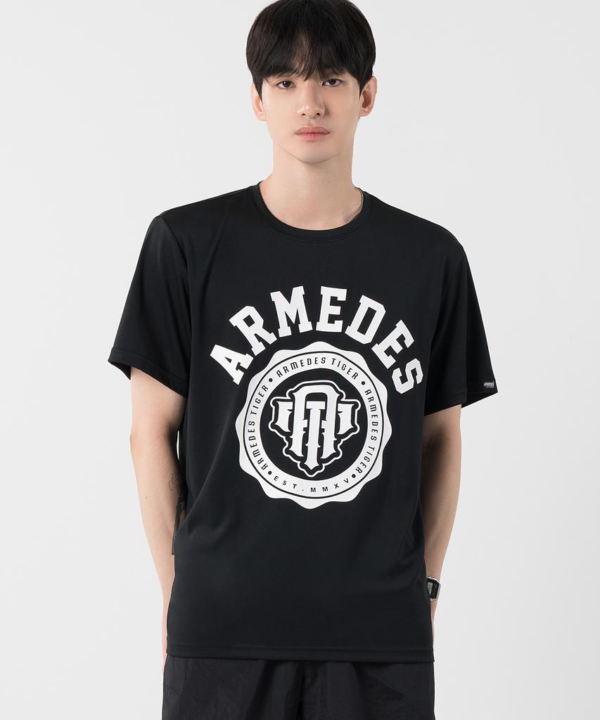 ARMEDES [2Pack] Art Graphic Functional Short Sleeve T-Shirt (819)