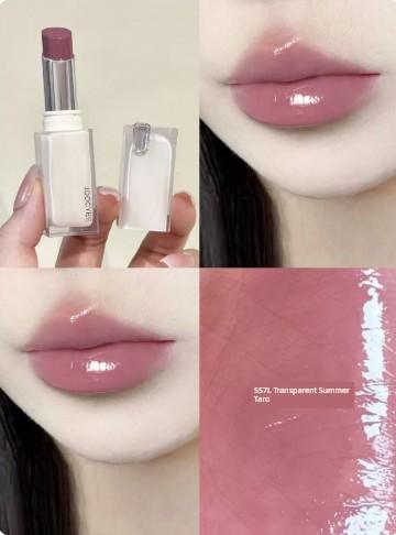 Light and Bright! Joocyee Translucent Crystal Jelly Lipstick 2.0 Film-Forming Water-Gloss Mirror-Like Moisturizing 554L for Women