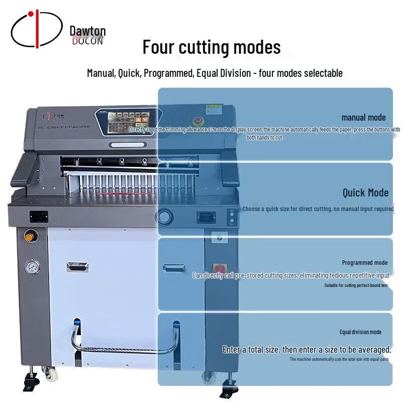 DOCON Heavy-Duty Paper Cutter CN Plug (adapter Included)