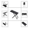 Metal Guitar Foot Stool 4 Gears Adjustable Guitar Foot Rest No-slip Foldable Footrest for Classical Acoustic Guitar Part