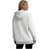 Women Fleece-Lined Adaptive Hoodie Full Arm Chest Access Long Sleeve Pullover Sweatshirt with Pocket for Dialysis Recovery