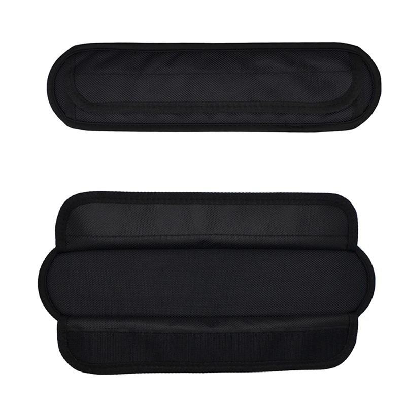 1/2Pcs Wider Weight Reducing Schoolbag Shoulder Strap Black Weight Reducing Shoulder Pad Dual Backpack Stress Reducing