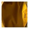 Miu Miu Monochrome Logo Embroidered Two-Tone Woven Wrist Strap Cotton Tote Bag Women tote bags Yellow 5NE853_2IA7_F05B3