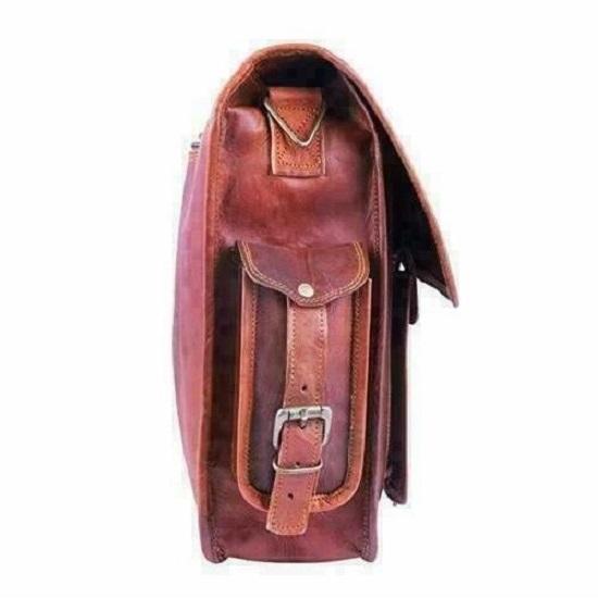 Leather Bag Laptop Messenger Vintage Men's Briefcase Satchel Shoulder New