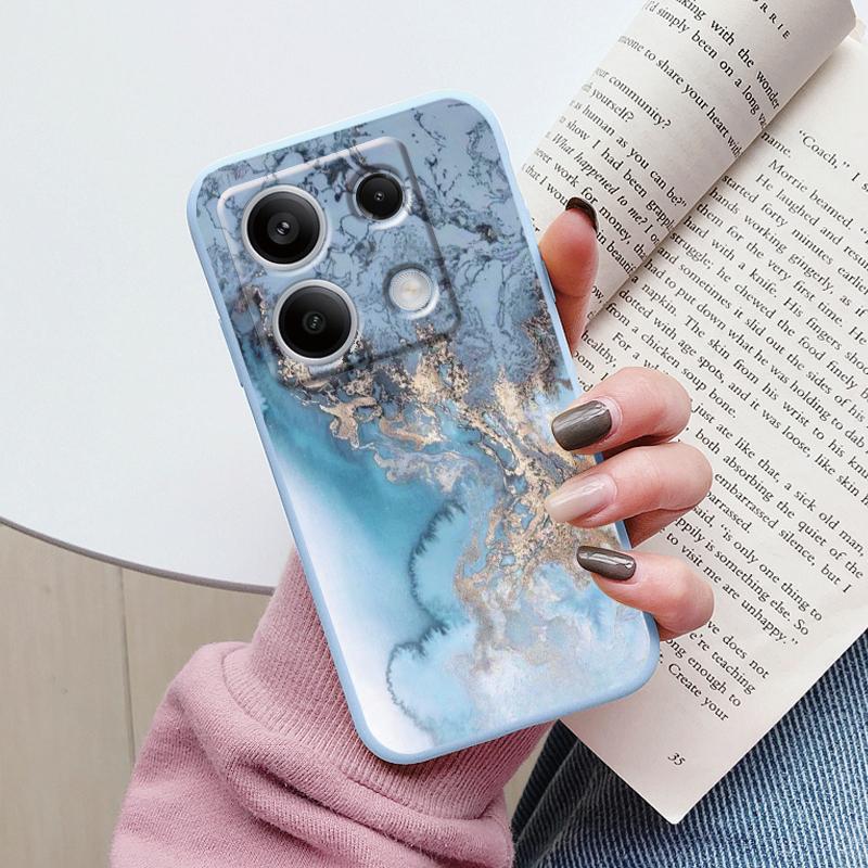Luxury Case For Redmi Note 13 Pro 4G 5G Fundas Marble Fashion Pattern Soft TPU Protection Cover For Xiaomi Redmi Note14 Pro Capa