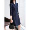 Elegant Women's Long Sleeve Suit Dress