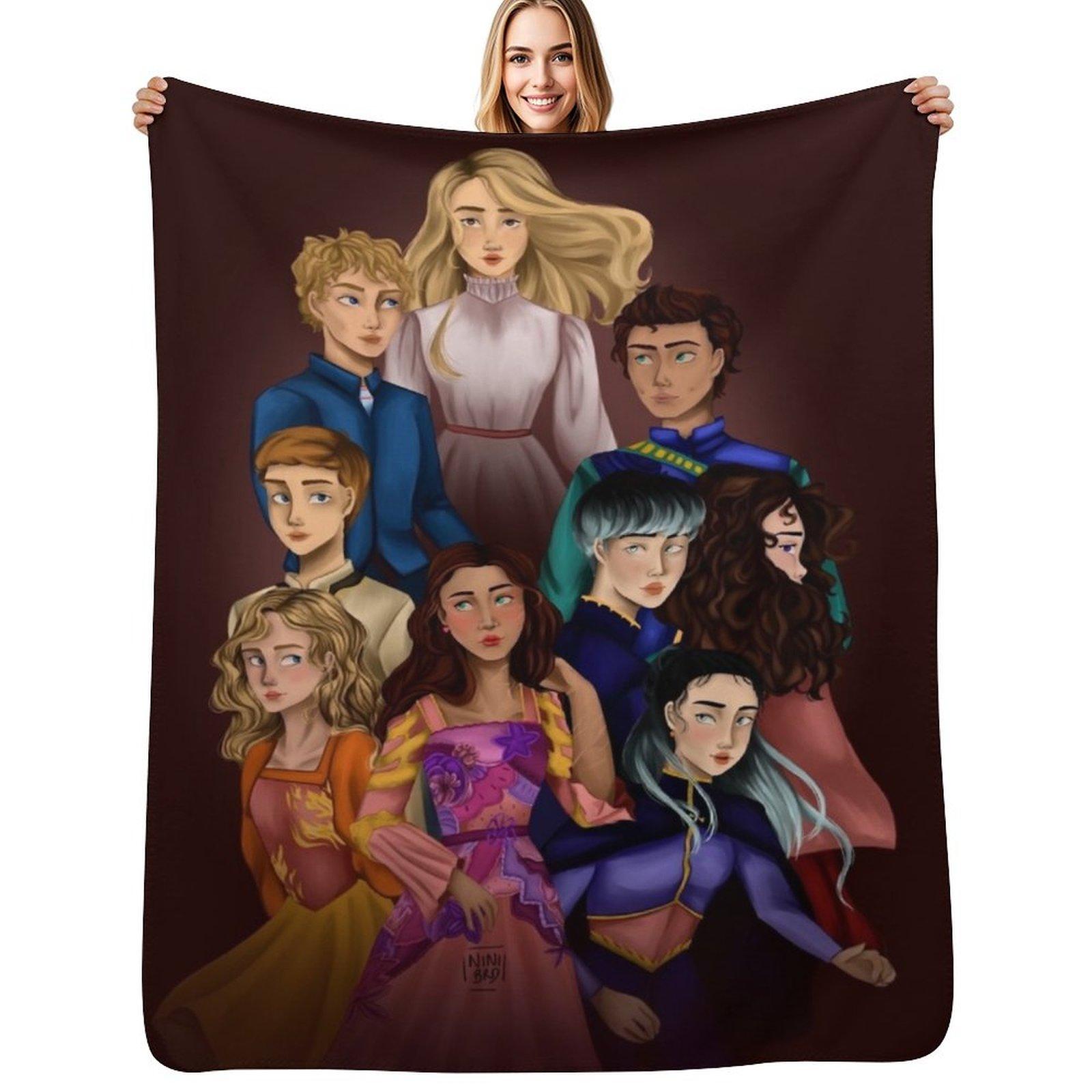 The Team Throw Blanket Machine Washable Soft Warm Blanket Size: 75*100cm, Weight: 230 GSM